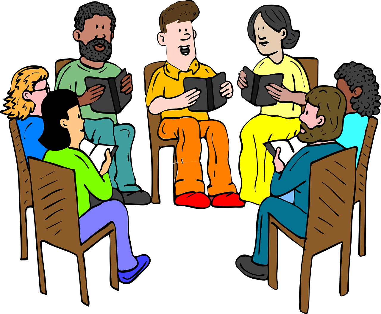 teachers, meeting, books